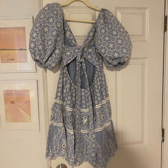 Alice and Olivia Blue Mini Dress - Picture 2 of 3